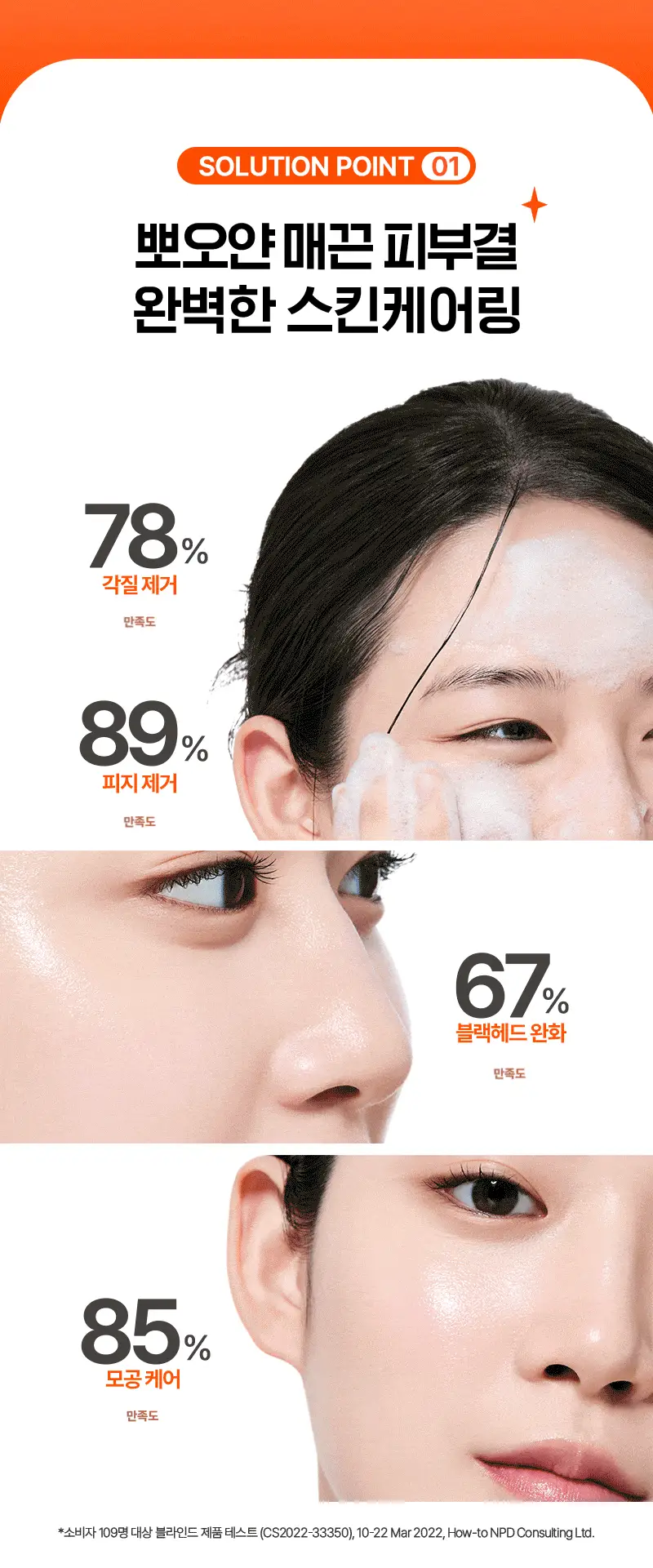 [모공딥톡스/트러블케어] 뉴트로지나 딥클린 아크네 포밍 클렌저 100g 1+1 기획 (+10g*2개) 상세페이지 9